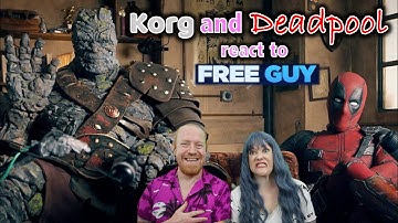 Deadpool and Korg react to Free Guy (2021) - and Nerd Safari react to them!