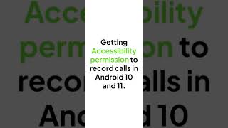 Phone Call Recorder -  Accessibility Permission screenshot 2