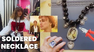 PRIDE AND PREJUDICE inspired Soft Soldered Necklace - Soft Soldering Jewelry Tutorial screenshot 4