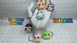 3D Beaded Cute Penguin Tutorial Only For You | Bead Rose Sons 