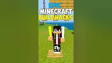 Top Epic BUILD HACKS For Minecraft Part 3 (Hindi) #shorts