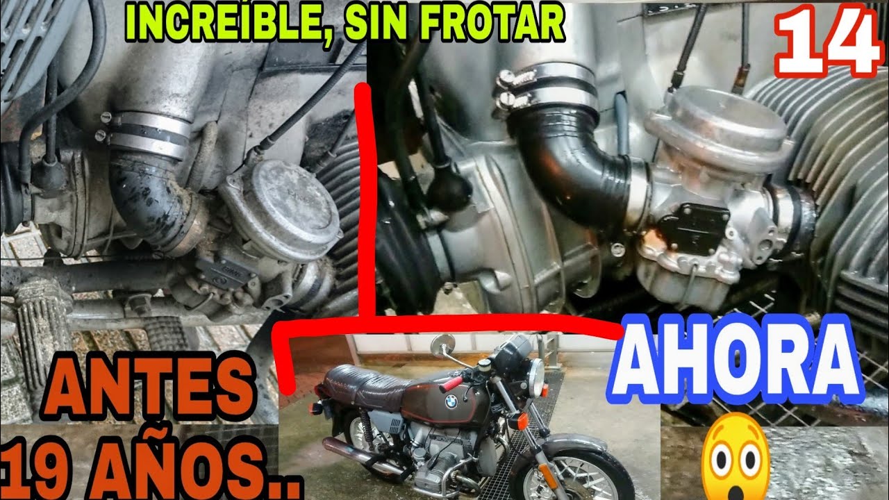 Truco Limpiar Moto Y Motor Sin Tocar Con Resultado Espectacular 14 Youtube