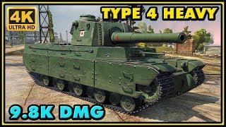 World of Tanks | Type 4 Heavy - 8 Kills - 9,8K Damage Gameplay