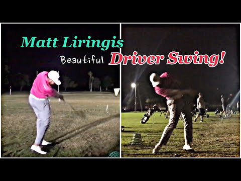 Matthew Liringis Golf Swing / 312 Yards Powerful Driver Swing!