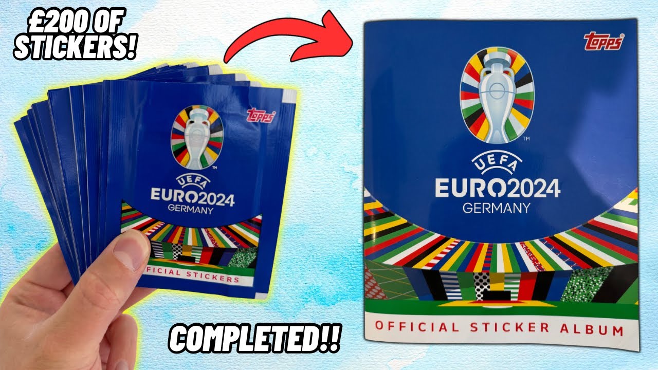EURO 2024 公式限定カップ 5個セット I *COMPLETED* the Euro 2024 sticker album opening £200+ of