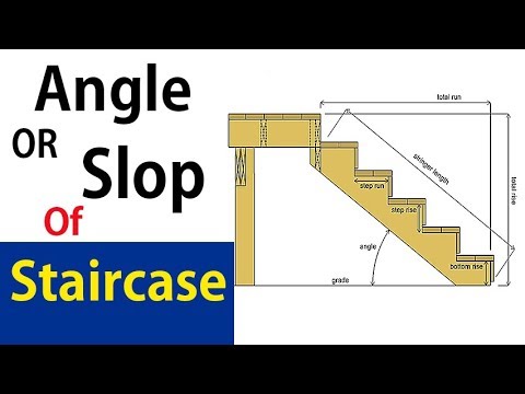 Video: Hellingshoeken van trappen: berekeningsfuncties, aanbevelingen