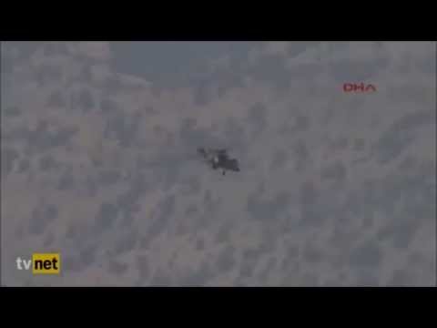 Şırnak Milli Helikopter Atak T129 Pkk'lı Teröristleri Avlıyor Çatışma
