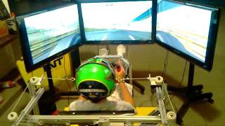 Felipe Nasr, Hard Training  testing on simulator with Helmet G force simulation. screenshot 4