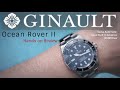 GINAULT Ocean-Rover II - Hand Built in America - Best Rolex Submariner Homage 300m Swiss Automatic