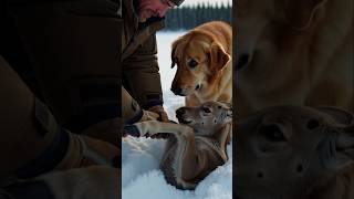 Hero Dog Stops Snow Plow… What They Find in the Snow Is Heartbreaking #animalrescue #dog