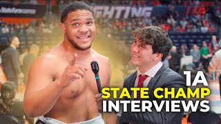 IHSA 1A State Wrestling Champions 2024 | Interviews