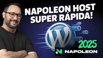 MELHOR Hospedagem WordPress 2025? Napoleon Host REVELADA (Rápida e Barata!)