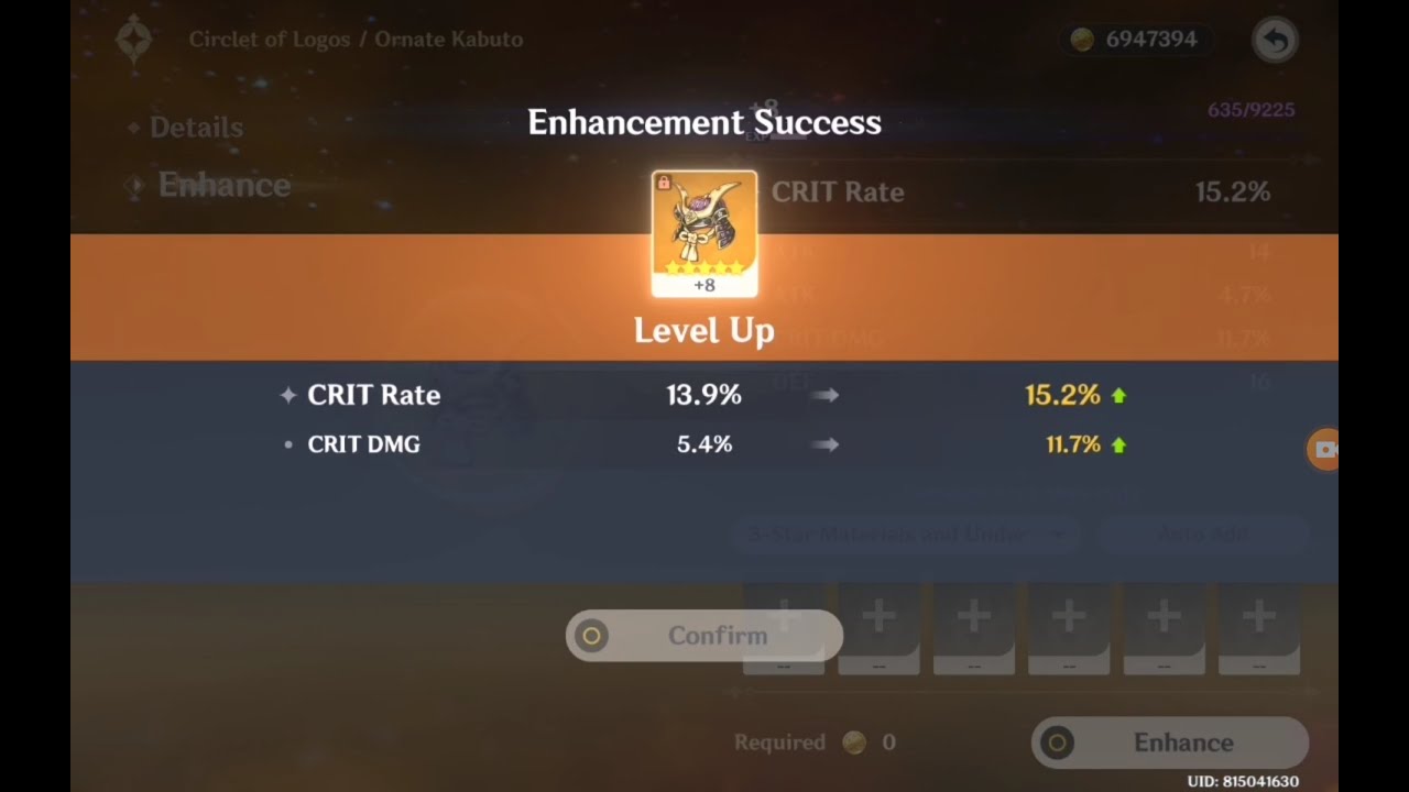  Genshin Impact 2 6 Ultimate Artifact Upgrade Trick100 Get Crit Rate 