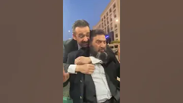 كريم عبد العزيز يفاجئ خالد الصاوي أثناء تصوير مسلسل الإختيار 
