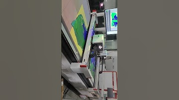 High utilization rate！RUIZHOU  CNC cutting machine automatically cutting leather. #cnc #automobile