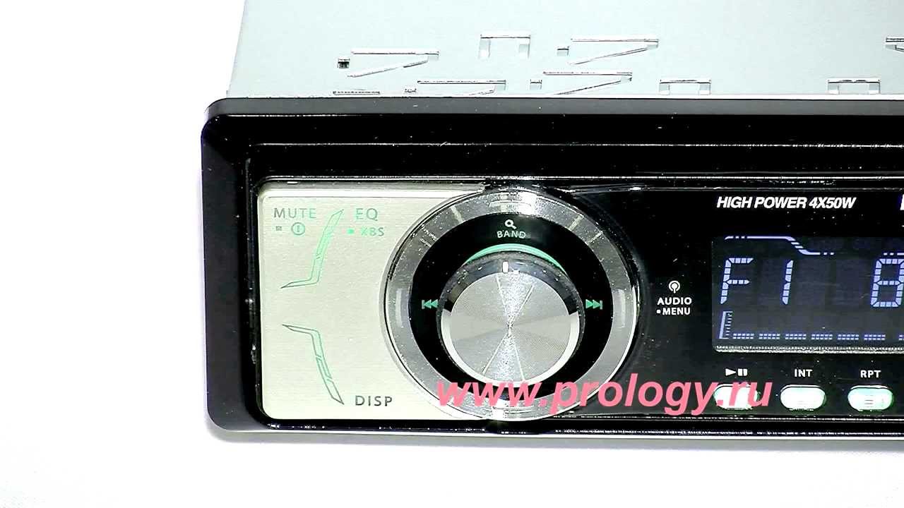 Автомагнитола prology mch 365u инструкция