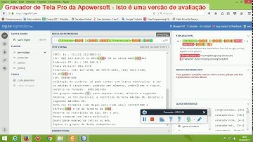 Regex - Expressões regulares exemplos de padrões
