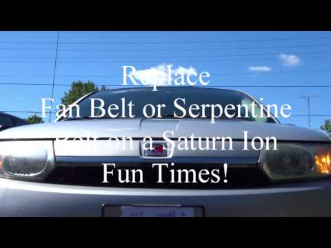 Saturn Ion 2003 belt replacement – save $200