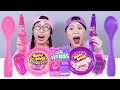 Pink Chocolate VS Purple Chocolate Challenge DONA 