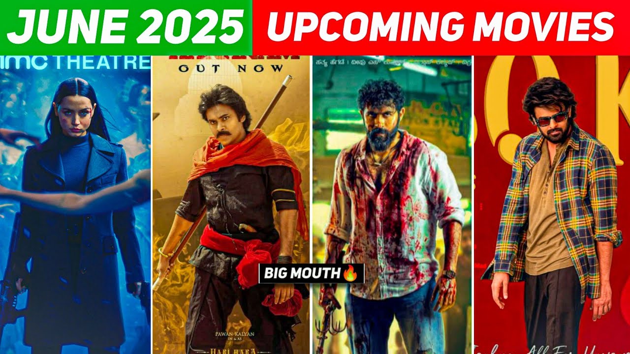 Top 15 Upcoming Movies In June 2025 Hindi | Upcoming Big Bollywood & South Indian Films June 2025 Top 15 Upcoming Movies In June 2025 Hindi | Upcoming Big Bollywood & South Indian Films June 2025