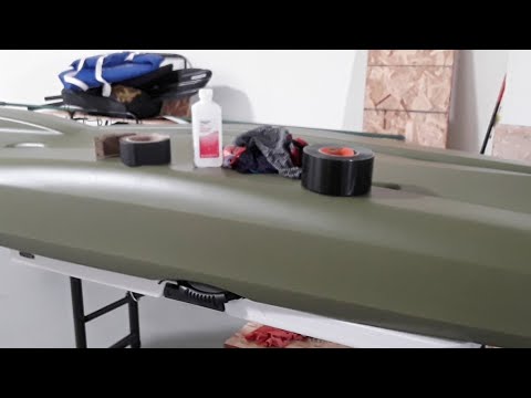 DIY Kayak Keel Guard Stream - YouTube