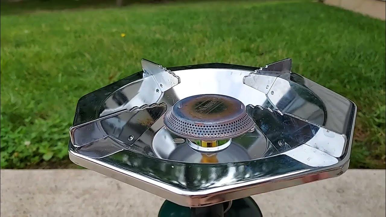 Coleman Perfectflow Single Burner Propane Stove Setup YouTube