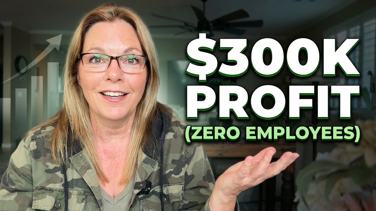 Zero Employees $300K Profit - The Real Strategy