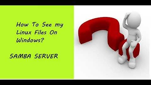 How to enable Linux samba server for Windows Access
