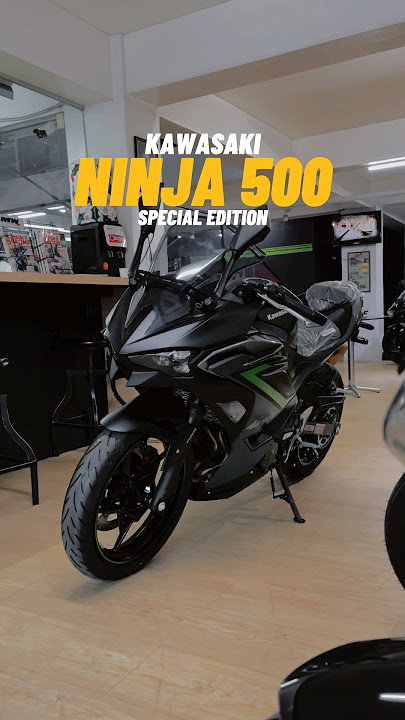 This is the all-new KAWASAKI NINJA 500 SE - Is this bike for you? #Kawasaki #KawasakiNinja #Ninja500