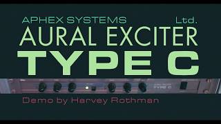 Aphex Aural Exciter Type C Demonstration
