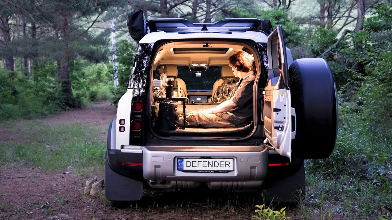 All Black Land Rover Defender V8 | Exterior, Interior \u0026 Sound