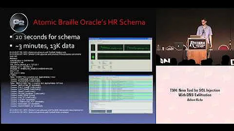 DEFCON 16: New Tool for SQL Injection with DNS Exfiltration