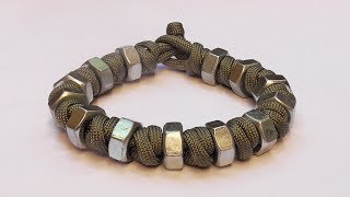 How You Can Make A Prayer Bead And Hex Nut Paracord Bracelet
