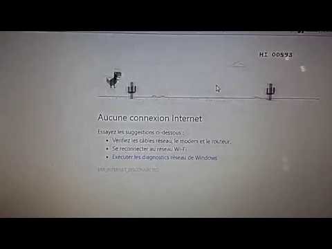 Le jeu du dinosaure - Pas de connexion internet