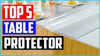 TOP 5 Best Table Protector Reviews – PVC, Soft Glass, and Frabic screenshot 2