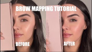 HOW TO FIX UNEVEN BROWS | BROW MAPPING 😍 screenshot 4