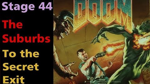 Doom 2 The Suburbs - Exit to secret Level The Mansion - PS1 Walkthrough