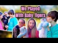 A DAY IN THE LIFE PT 2 *playing with Chimps, Tigers, and Lemurs!!!* | McKenzi and Reif