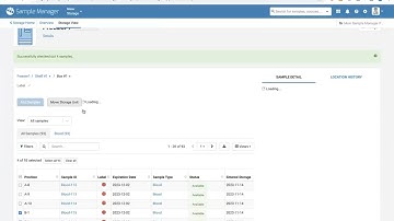 Adding Samples to Storage | LabKey Sample Manager