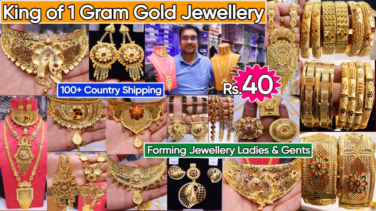 Premium Quality 1 Gram Gold Jewellery Collection 2024 | Latest Bridal & Wedding Jewellery Designs