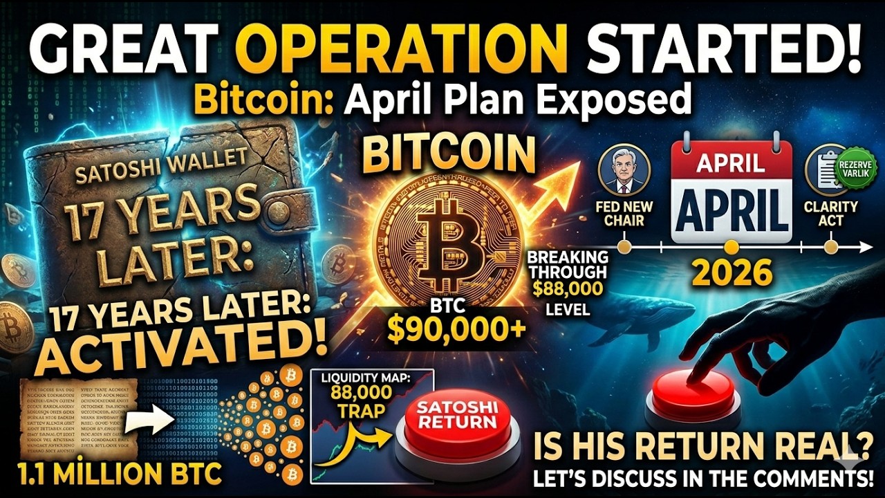 SATOSHI HAS AWAKENED! 17 Years Later: The Great April Bitcoin Operation ...