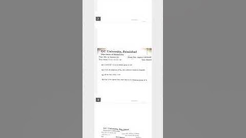 past paper algebra 1 bs math 5th semester GCUF main campus