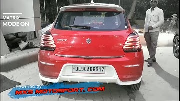 V1899 Maruti Suzuki Swift LED Tail Lights Matrix Series Merc Inspired by MxsMotosport