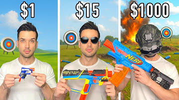 $1 vs. $1,000 NERF