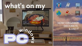 💻PC tour! (adobe/apps, decorating, functionality!!!) Lenovo AIO 3 screenshot 4