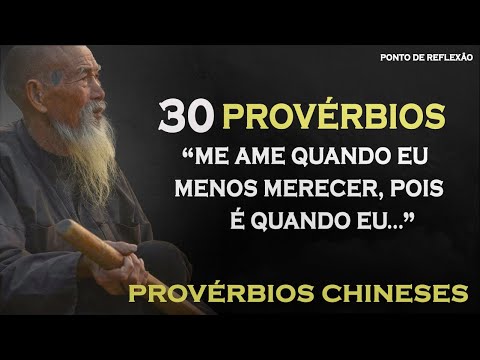 Vídeo: Provérbios filosóficos sobre a vida. Provérbios filosóficos sobre o amor