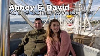 Abbey & David at The Santa Monica Pier