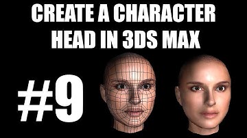 3ds Max Tutorial - Part 9 - Human Character Head Modelling of Natalie Portman