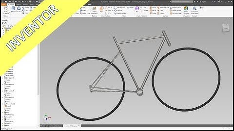 Bicycle Frame - Quick & Dirty - Inventor 2017 Training - Surfaces