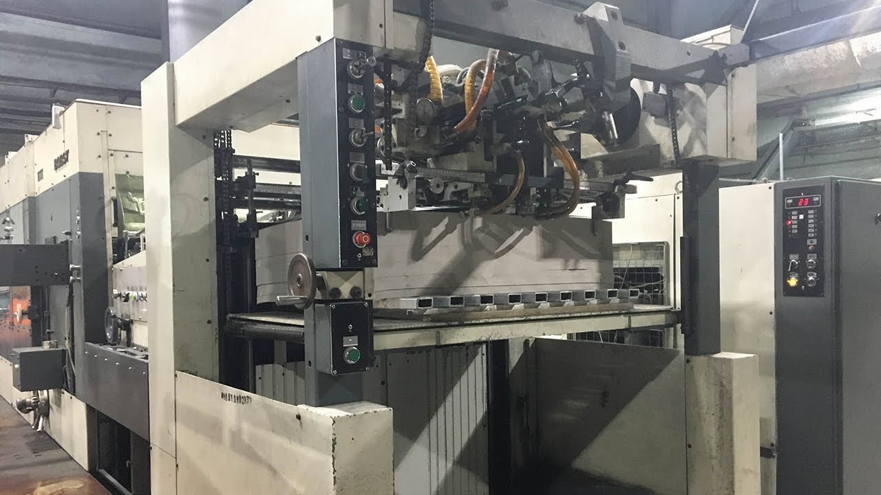 Bobst Autoplatine SP 102-CER, 1991 год со склада в Украине